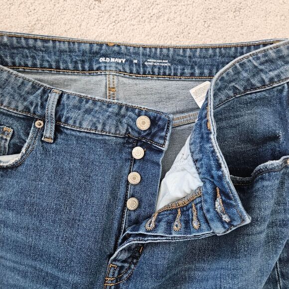 NWOT Old Navy | Button Fly High Rise Secret Slim Pockets Denim Skirt, Womens 16 - Picture 3 of 5